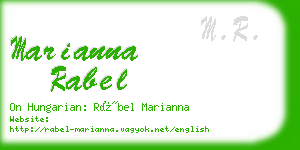marianna rabel business card